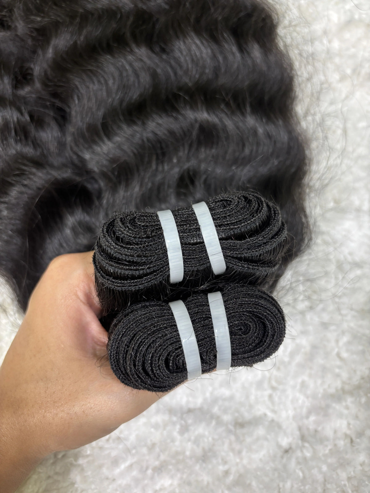 Raw Indian Curly Hair Extensions