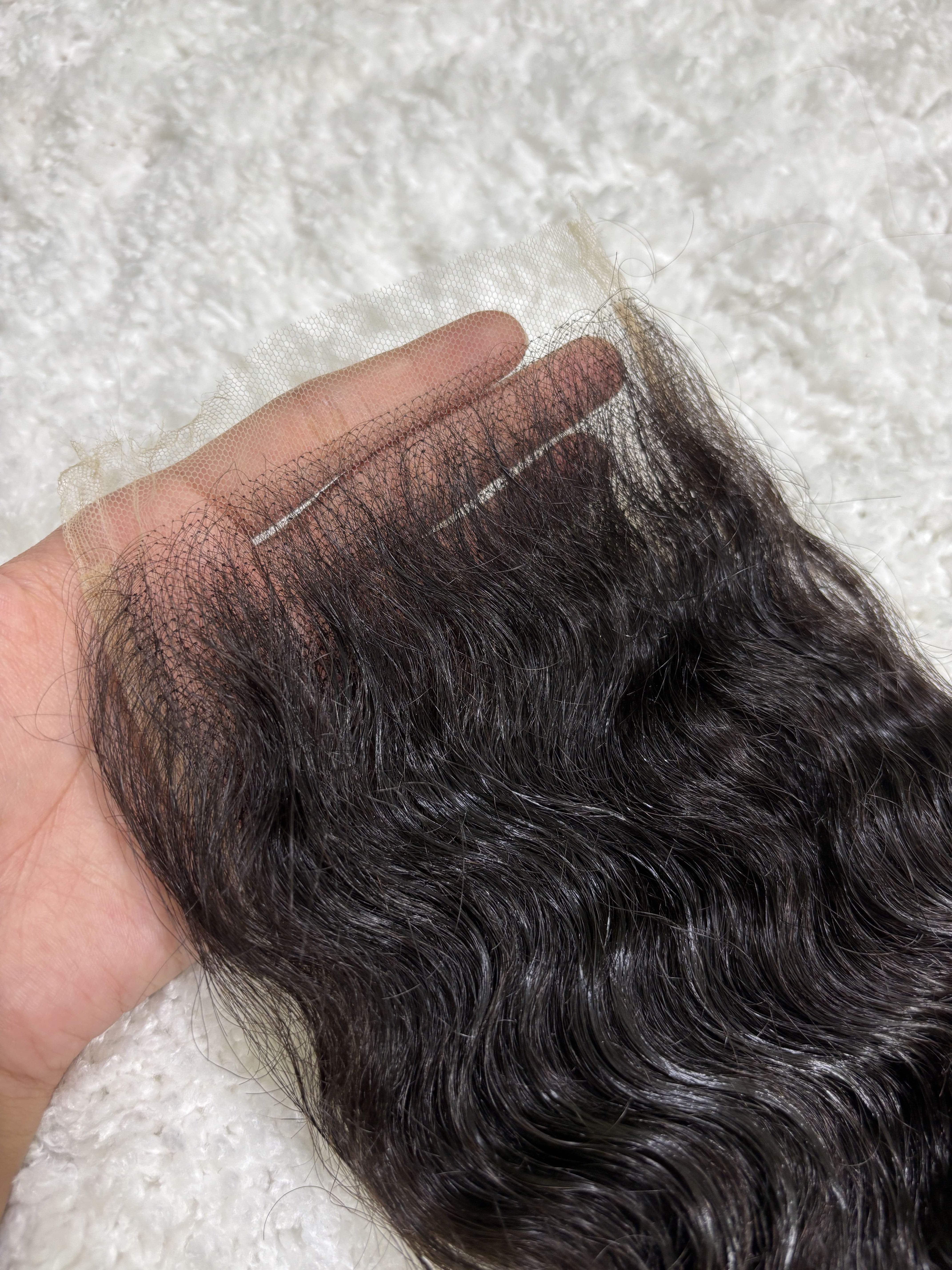 Raw Indian Curly Lace Closure