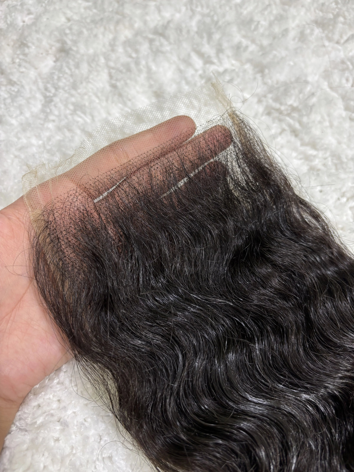Raw Indian Curly Lace Closure