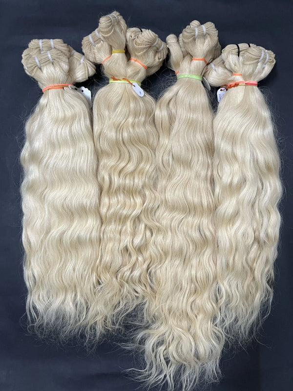 Platinum Blonde Hair Extensions