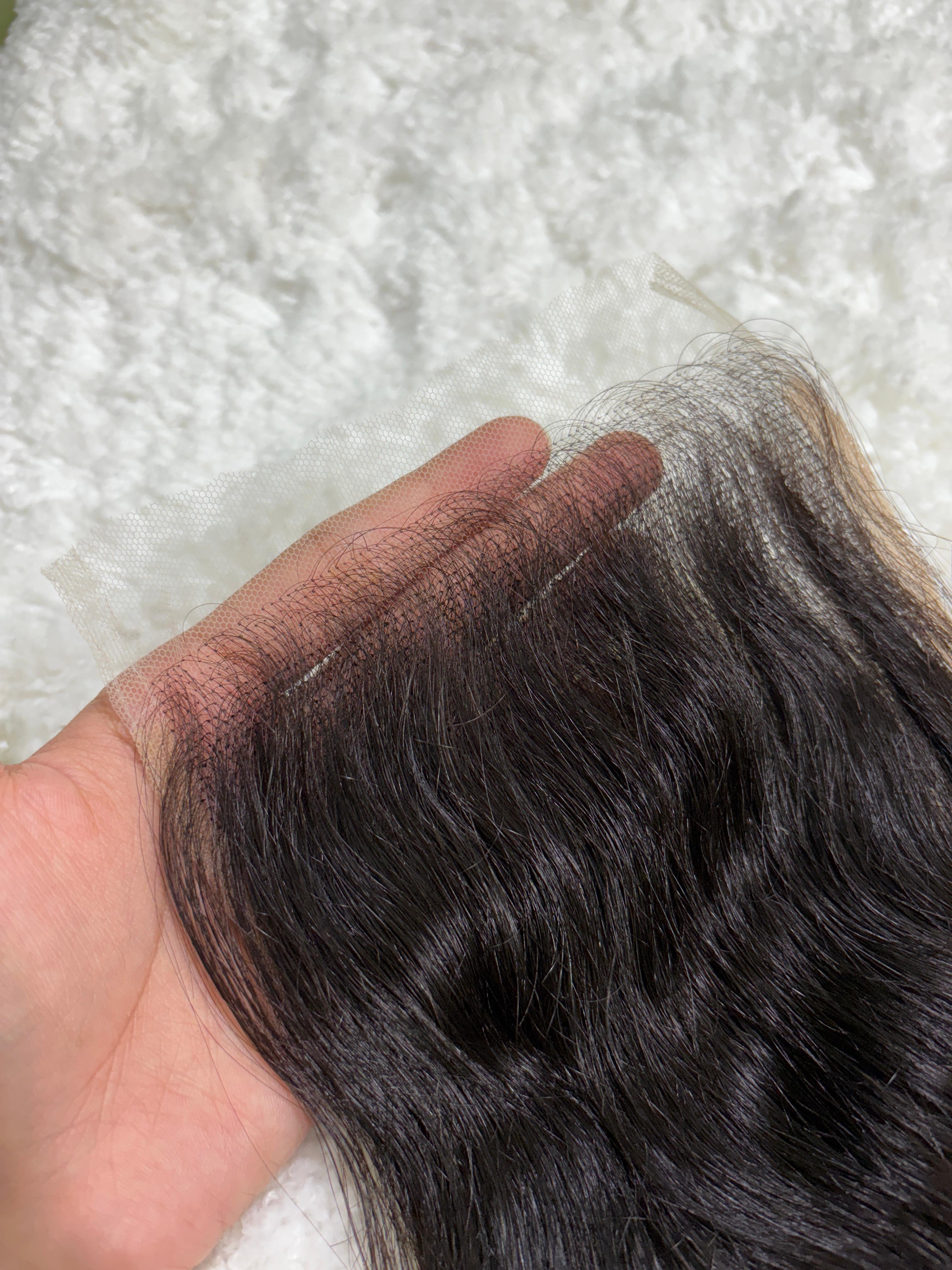 Raw Indian Deepwave Lace Closure