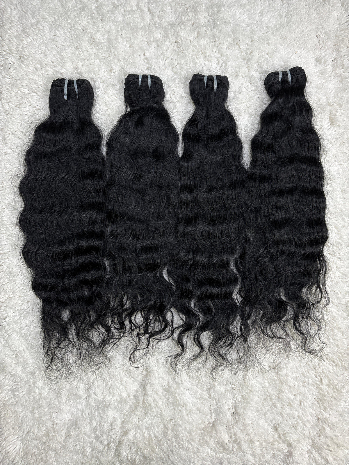 Jet Black Curly Hair Extensions