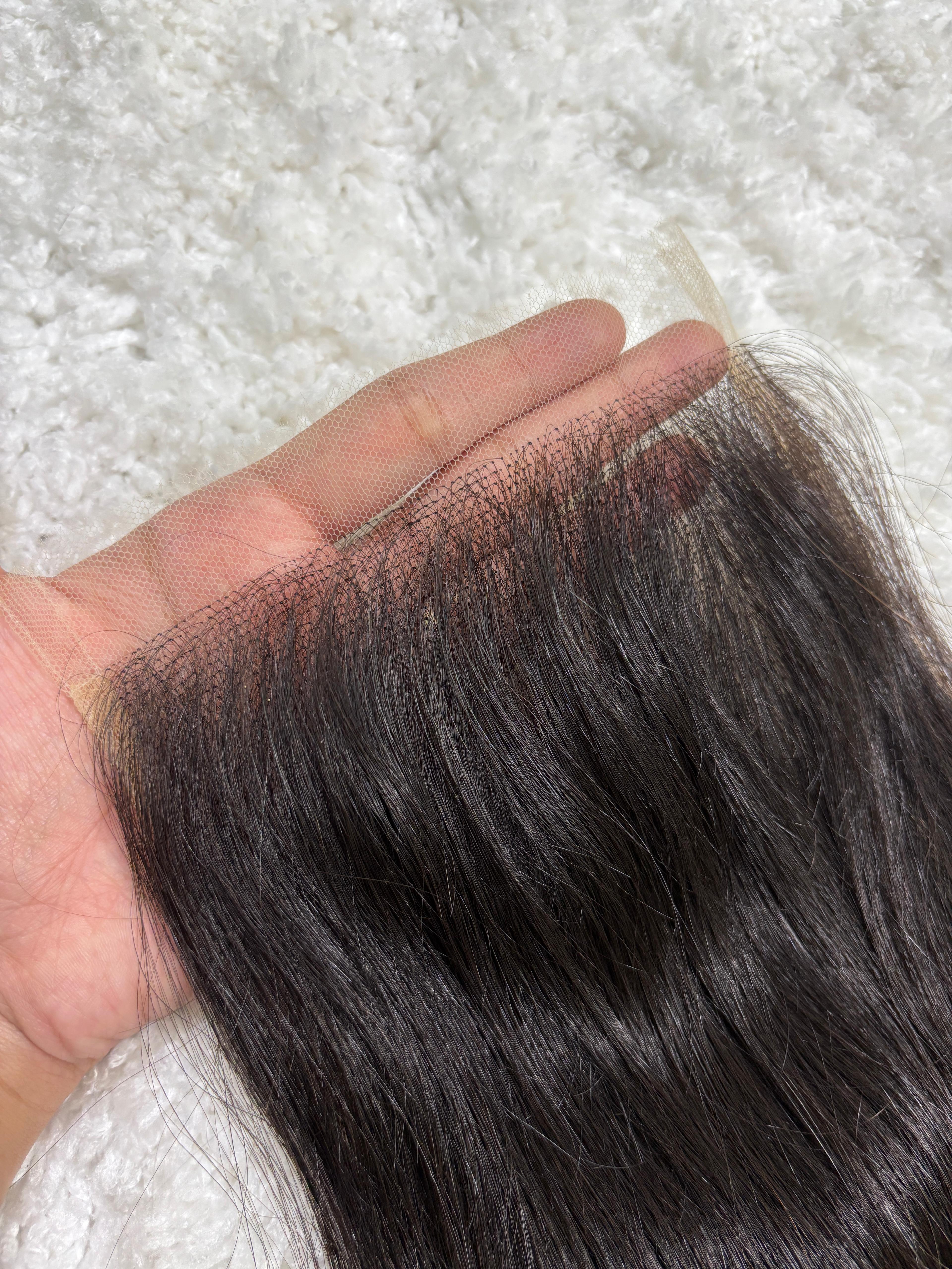 Raw Indian Straight Lace Closure