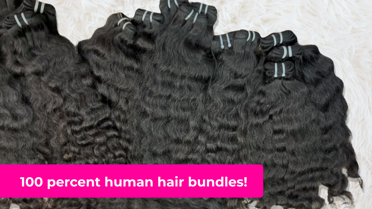 100 Percent Human Hair Bundles