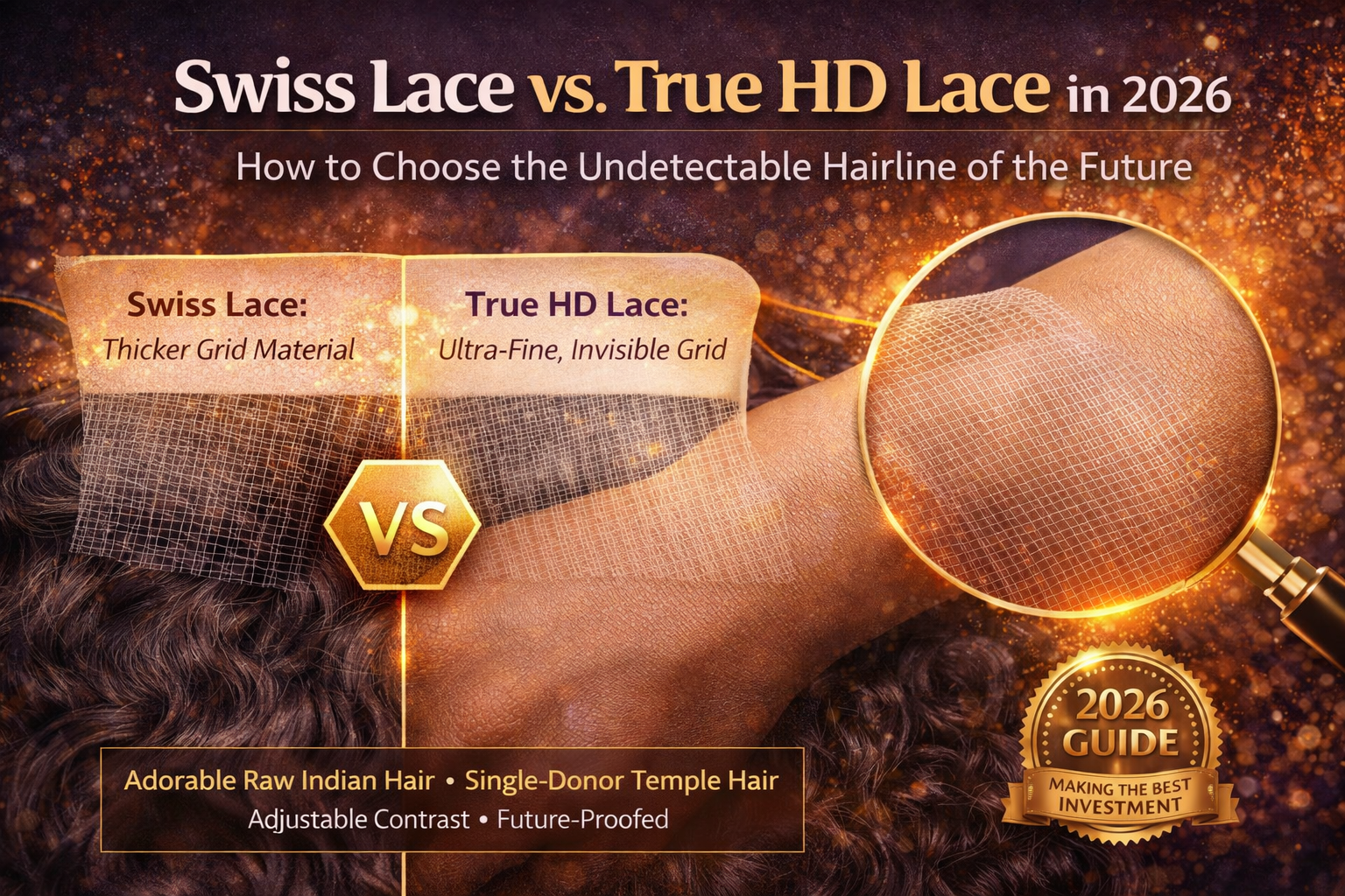 Swiss Lace vs True HD Lace — The 2026 Buyer's Guide to Undetectable Frontals