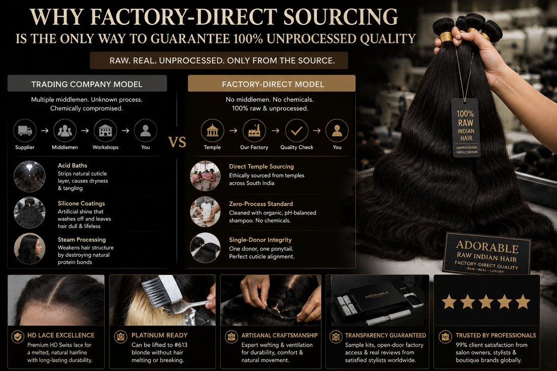 Why Factory-Direct Sourcing is the Only Way to Guarantee 100% Unprocessed Quality