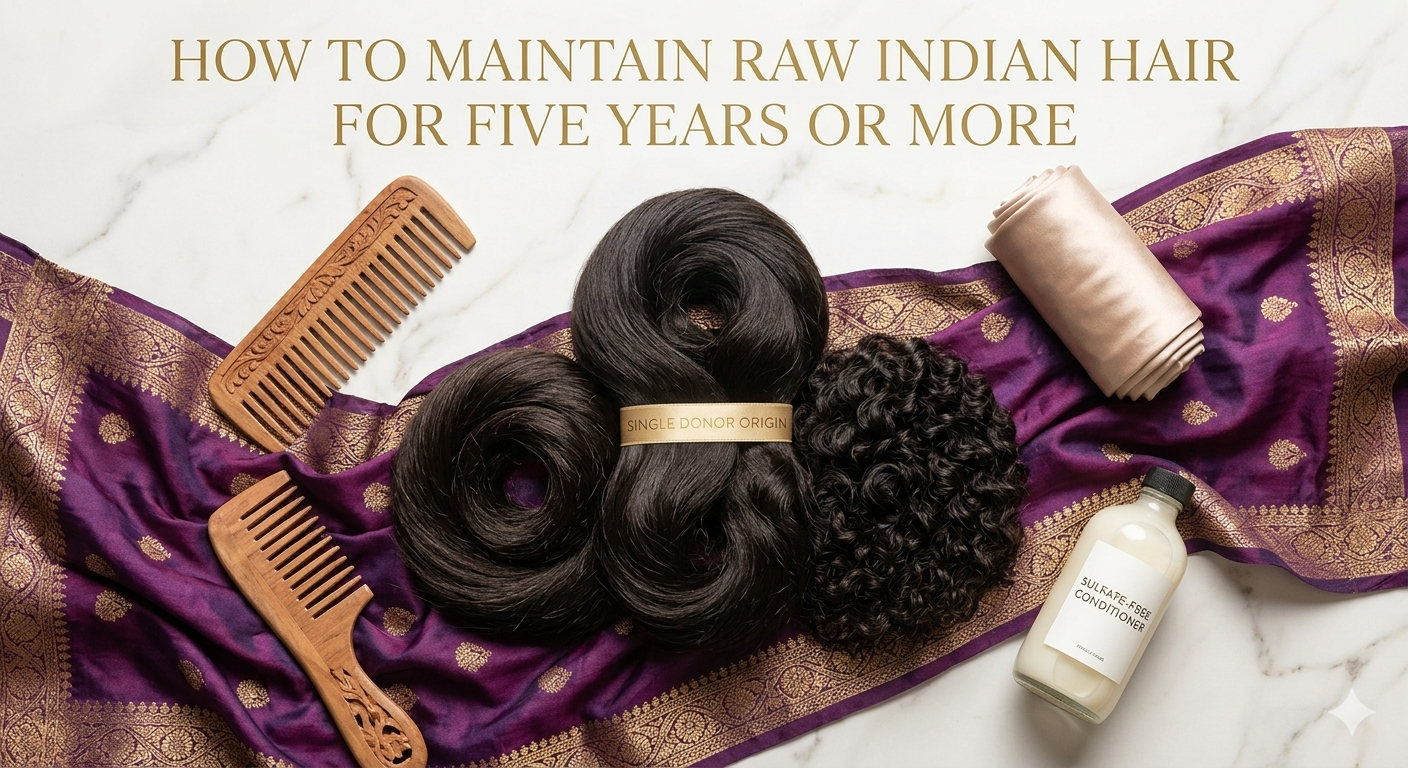 How to Maintain Raw Indian Hair for Five Years or More