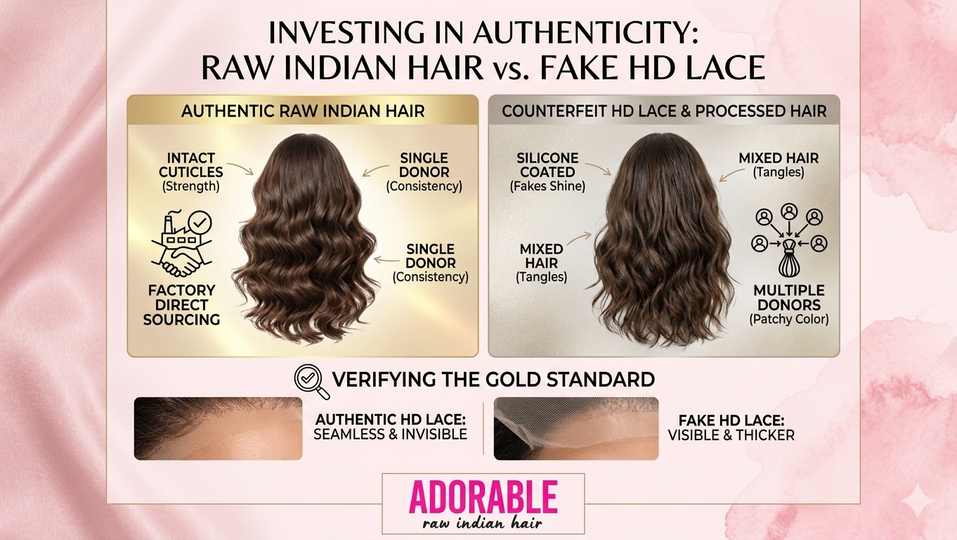 The True Cost of Raw Indian Hair in 2026: Why You’re Overpaying for Fake HD Lace