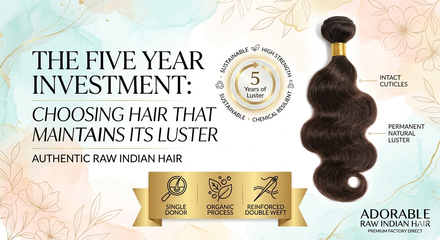 The Five Year Investment: Choosing Hair That Maintains Its Luster