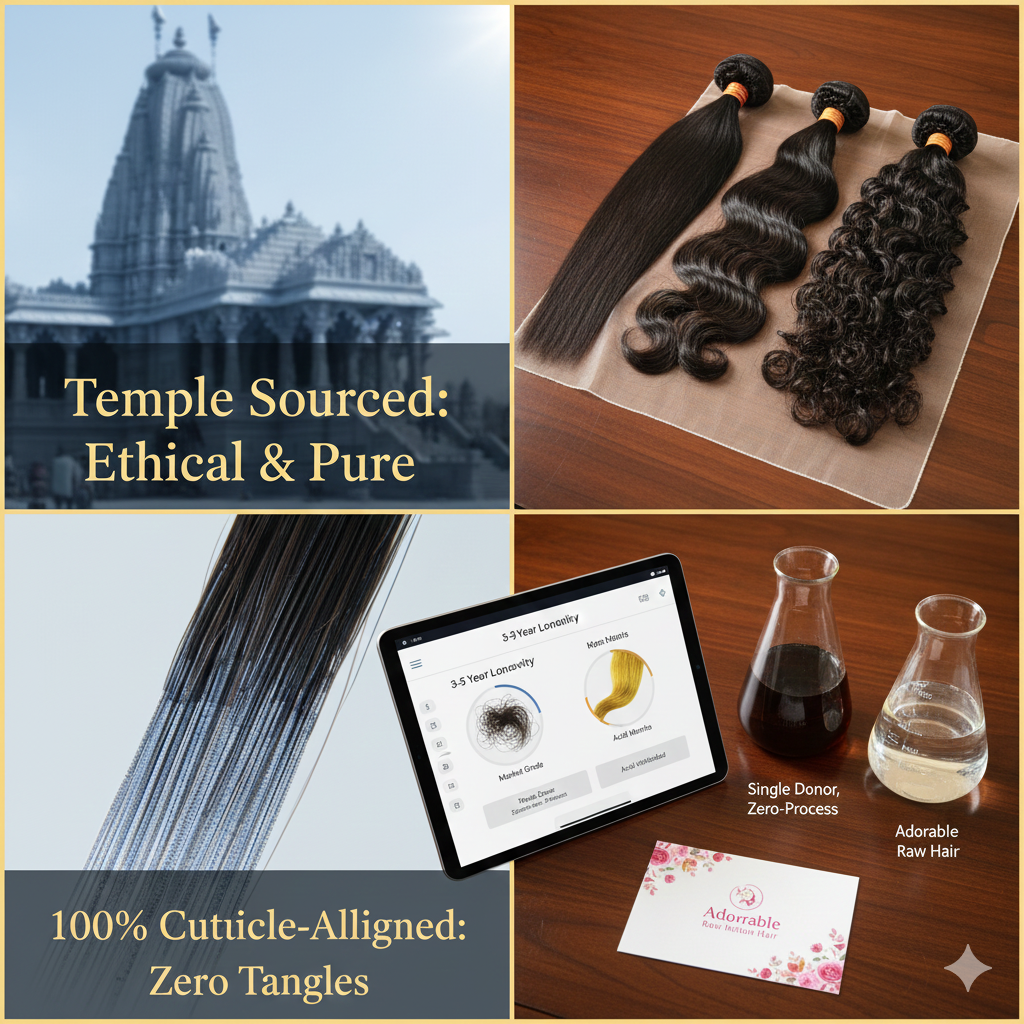 💎 The Complete Guide to Adorable Raw Indian Hair Products: Purity from Root to Tip