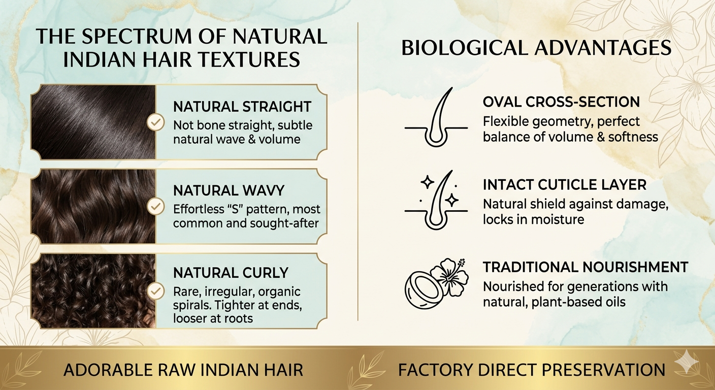 A Deep Dive into Natural Textures and the Beauty of Indian Hair