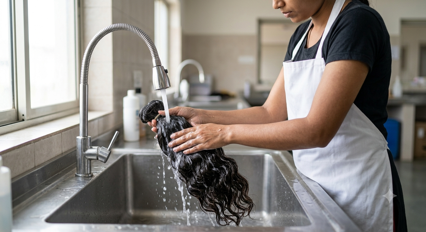 How to Properly Wash and Hydrate Raw Indian Wavy Extensions to Maintain Natural Pattern