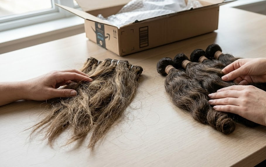 Why the Cheapest Raw Indian Hair Online Is Almost Never Raw: What US Buyers Learn After One Bad Order