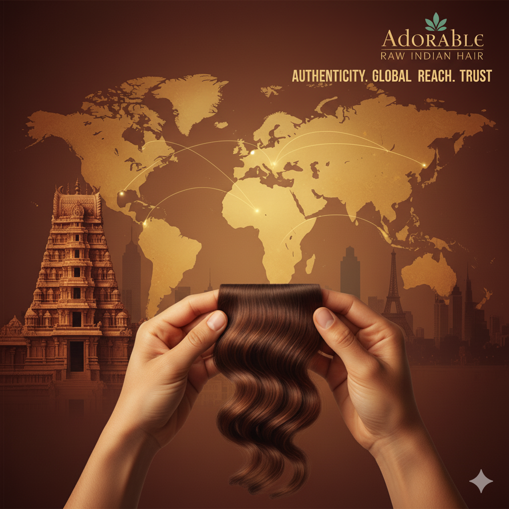 Get to Know Adorable Raw Indian Hair: Our Unprocessed Journey – From Sacred Temples to Global Beauty