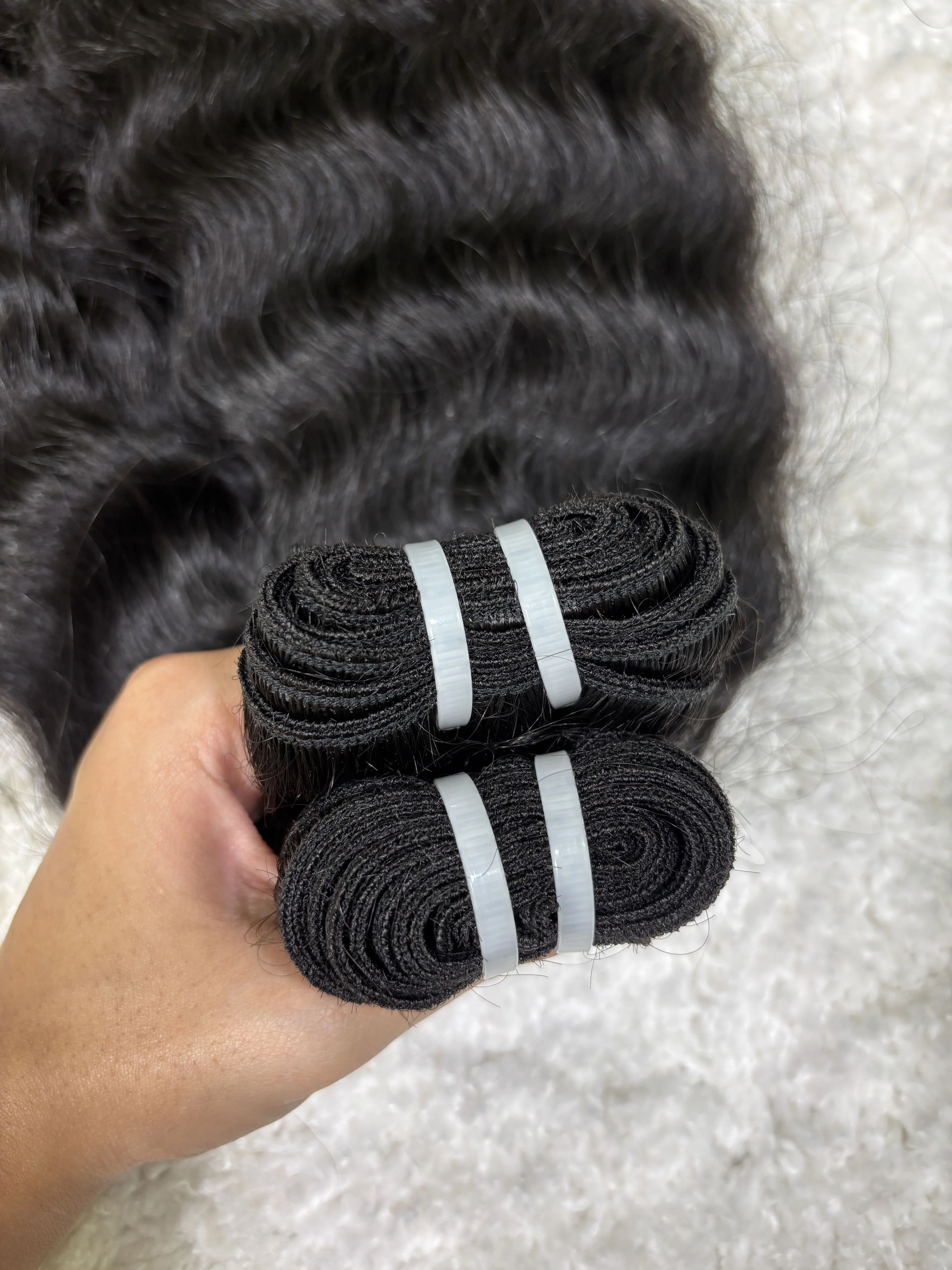 Raw Indian Curly Hair Extensions