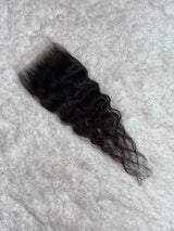 Raw Indian Curly Lace Closure