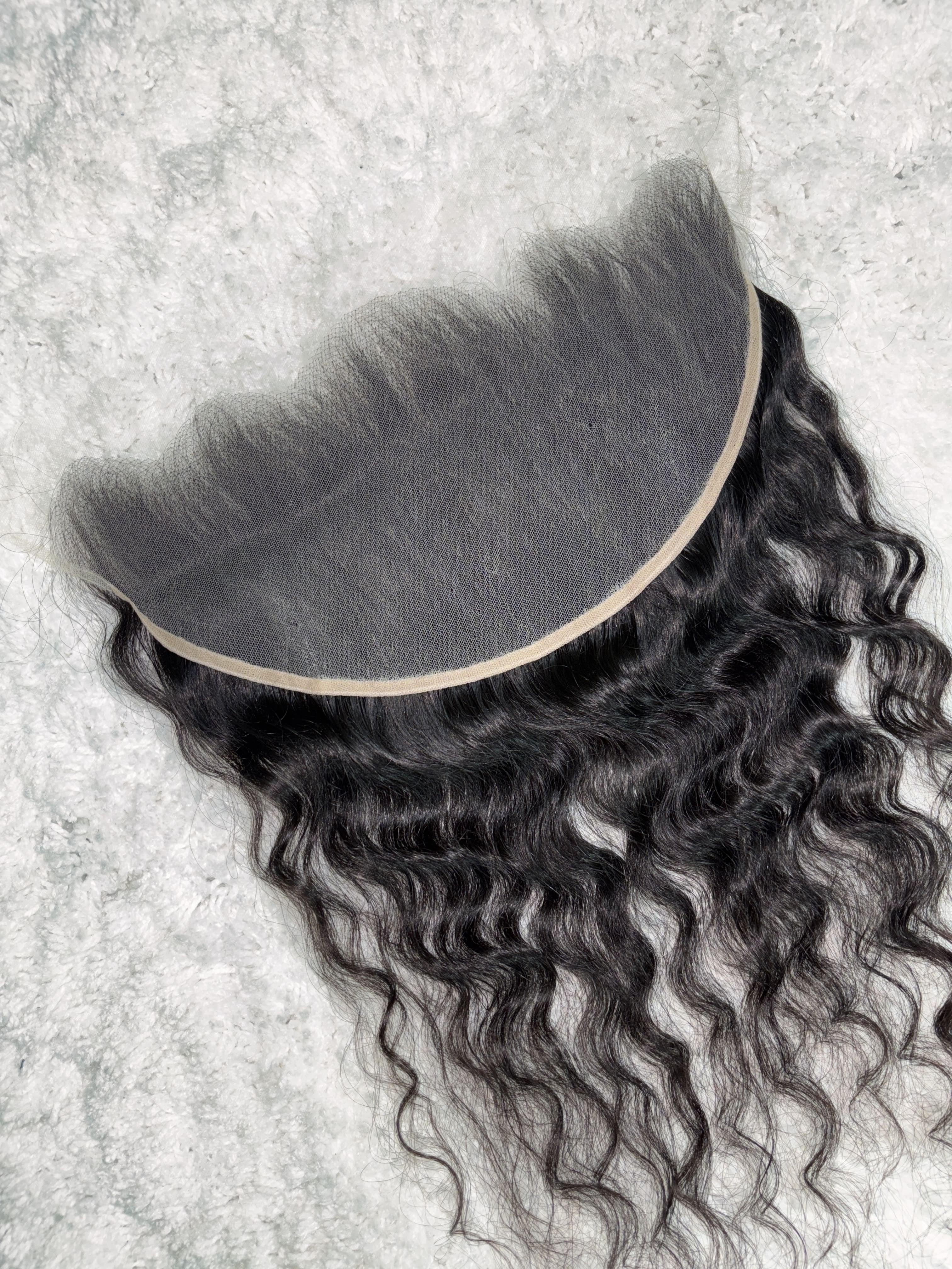 Raw Indian Deep Wave Lace Frontal