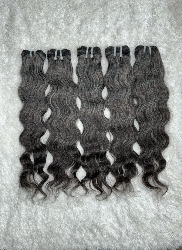 Indian Grey Hair Extensions