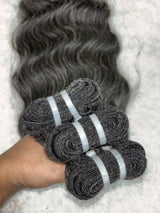 Indian Grey Hair Extensions