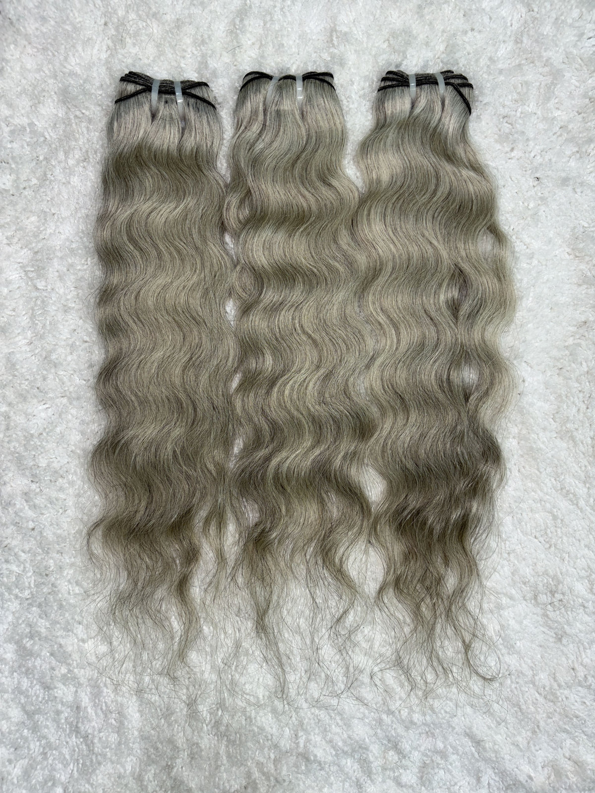 Indian Grey Hair Extensions