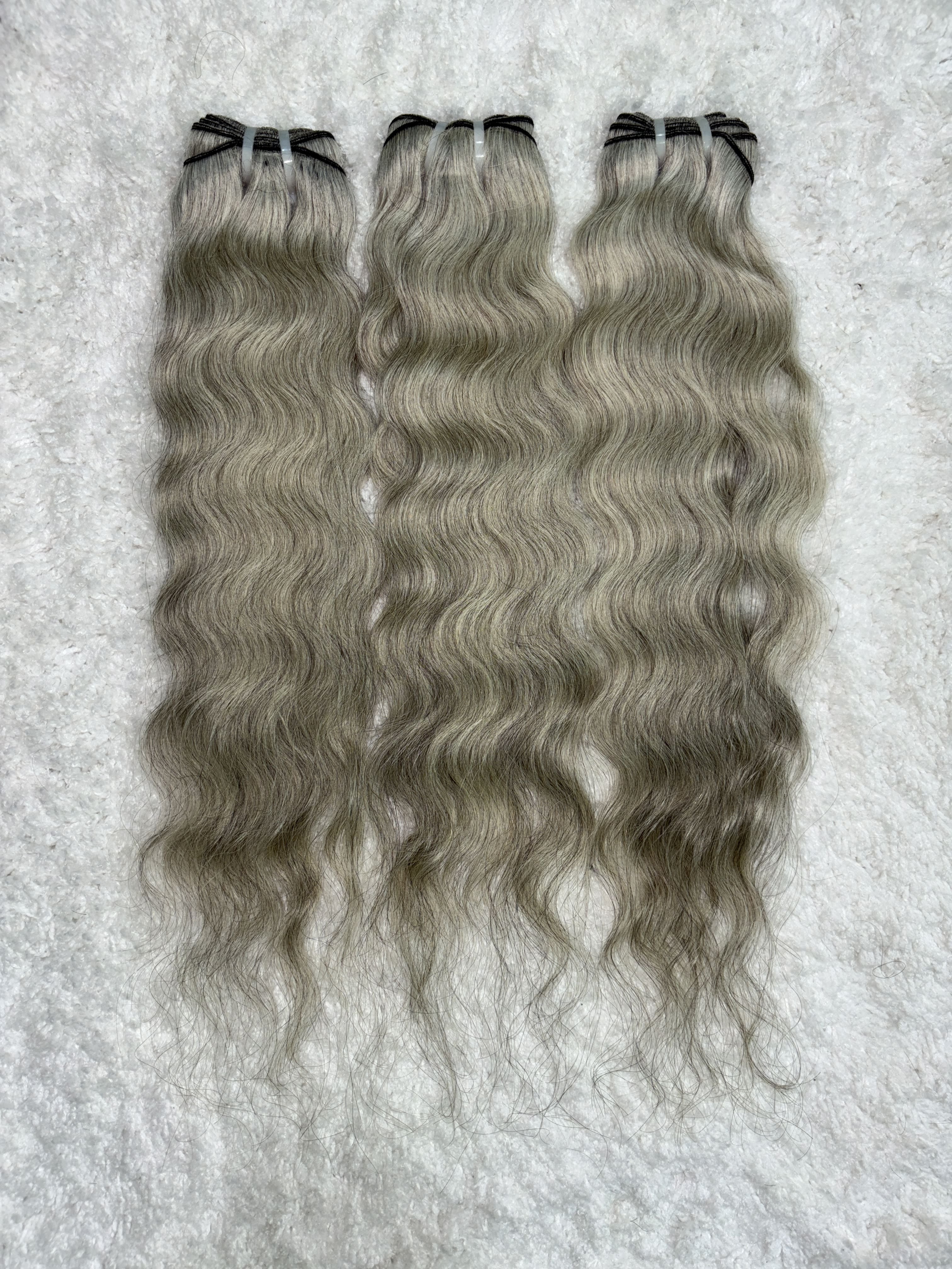 Indian Grey Hair Extensions