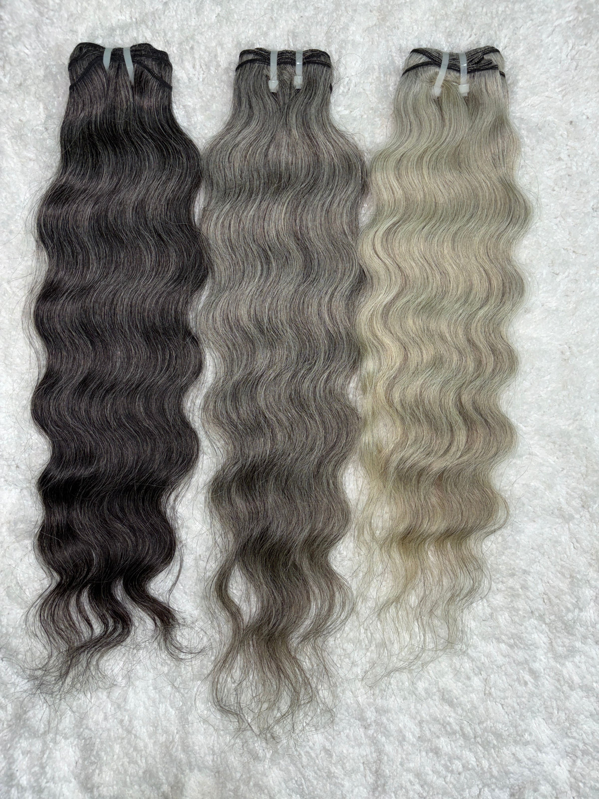 Indian Grey Hair Extensions