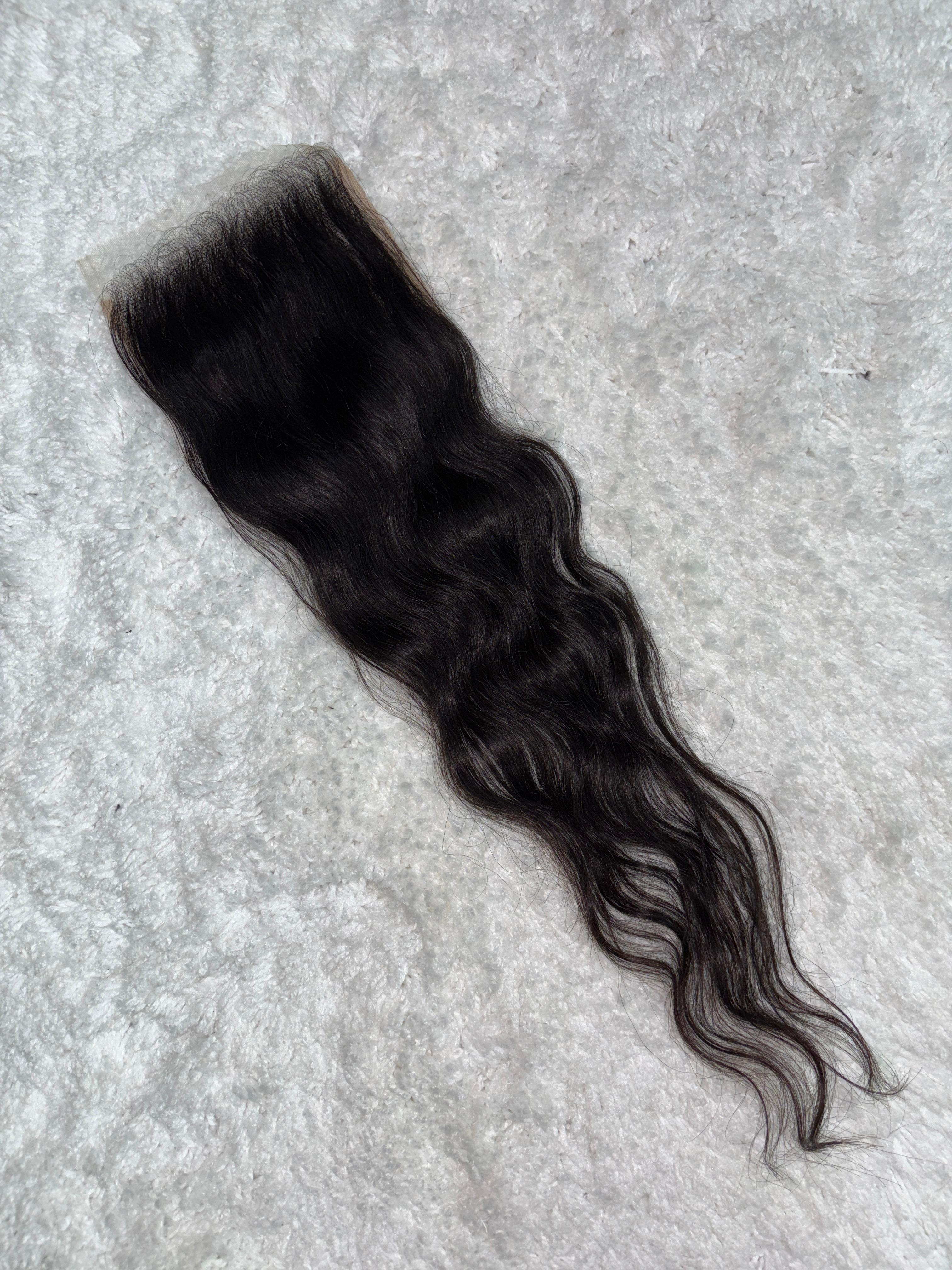 Raw Indian Deepwave Lace Closure