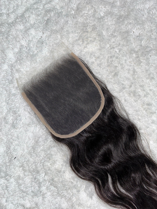 Raw Indian Deepwave Lace Closure