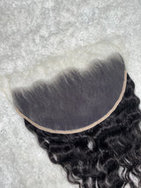 Raw Indian Curly Lace Frontal