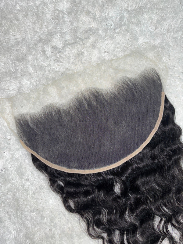 Raw Indian Curly Lace Frontal