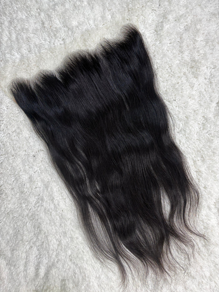 HD lace frontal in raw Indian hair