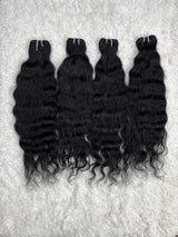 Jet Black Curly Hair Extensions