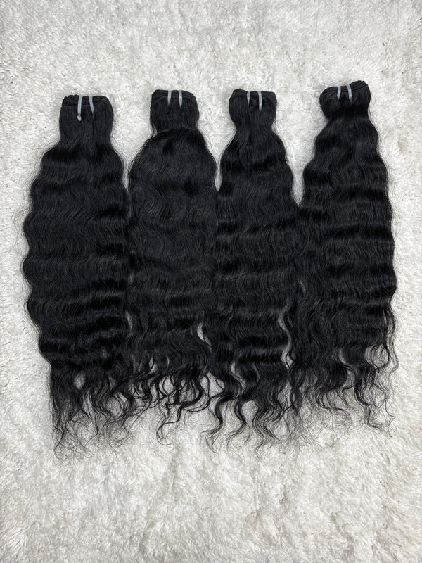 Jet Black Curly Hair Extensions