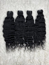 Jet Black Curly Hair Extensions