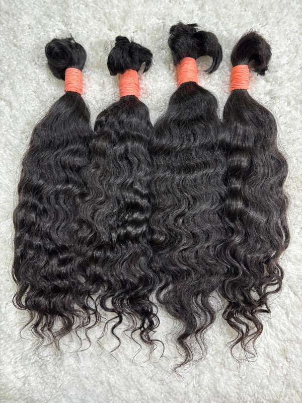 Raw Indian Curly Bulk Hair