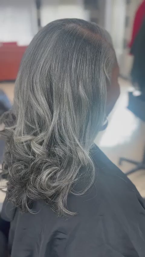 Indian Grey Hair Extensions