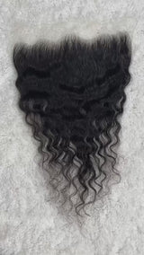 Raw Indian Curly Lace Frontal