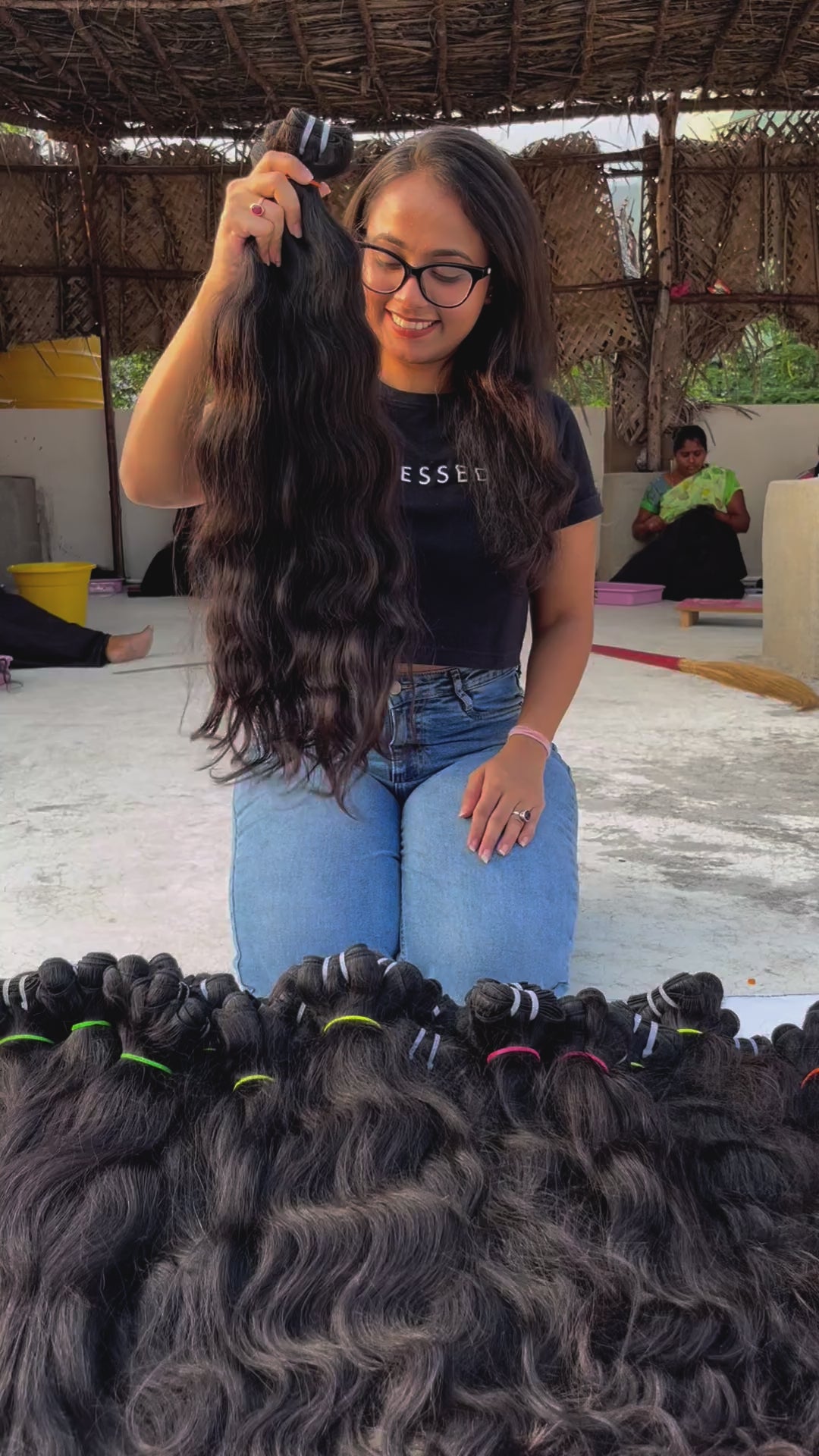 Raw Indian Wavy Hair Extensions