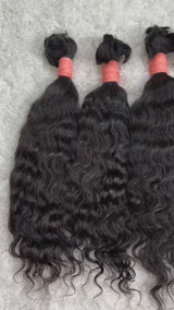 Raw Indian Curly Bulk Hair