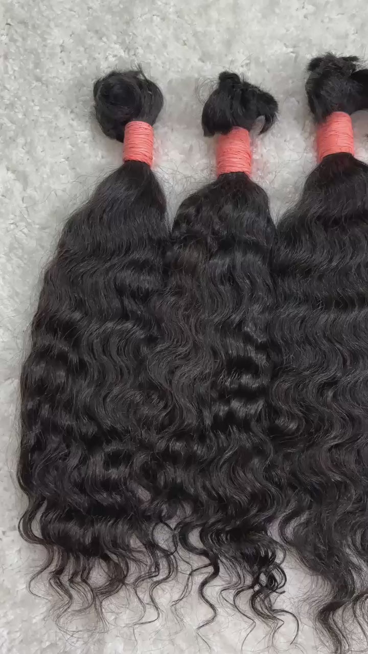 Raw Indian Curly Bulk Hair