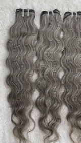 Indian Grey Hair Extensions