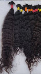 Raw Indian Curly Bulk Hair