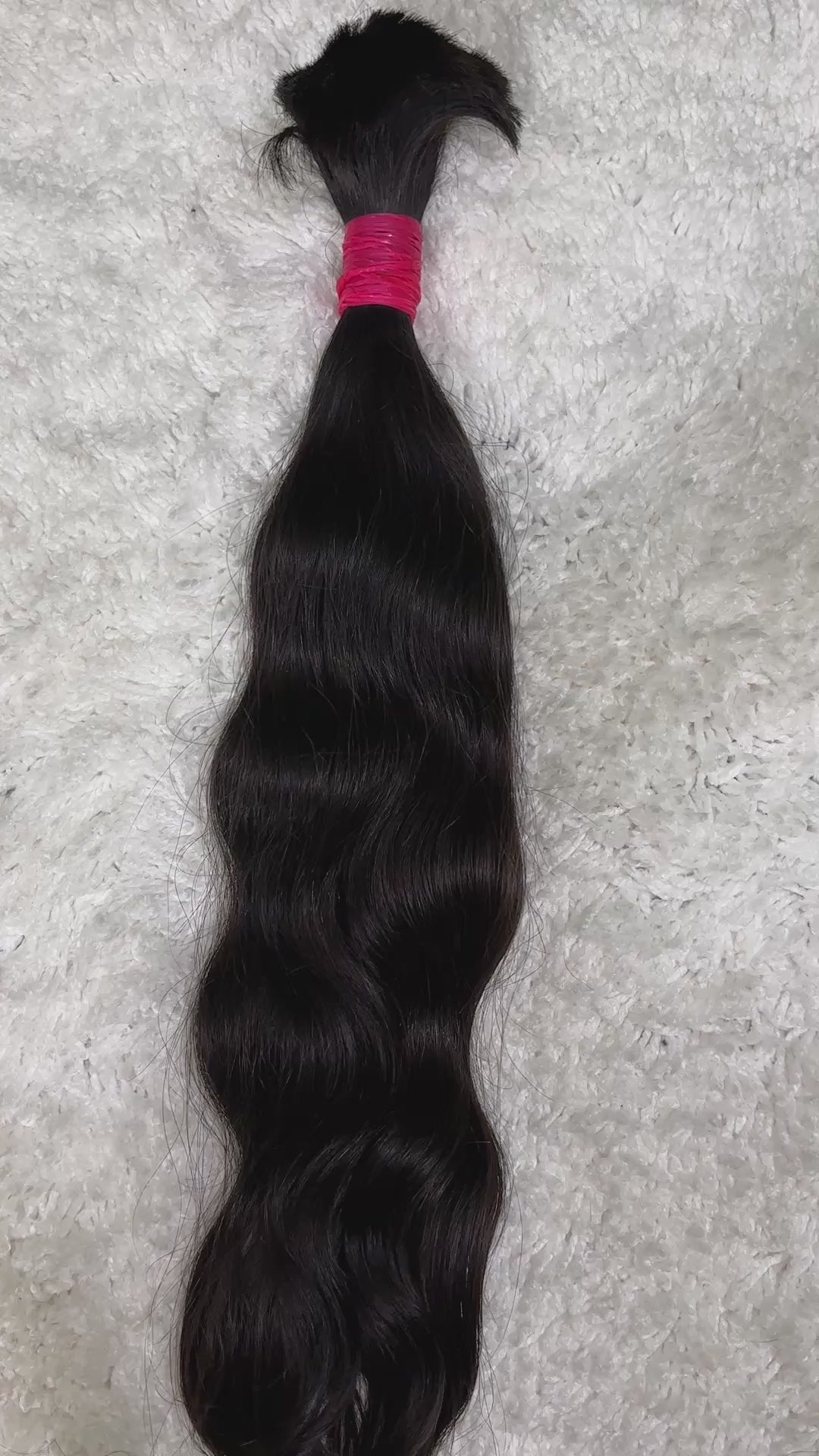 Raw Indian Wavy Bulk Hair