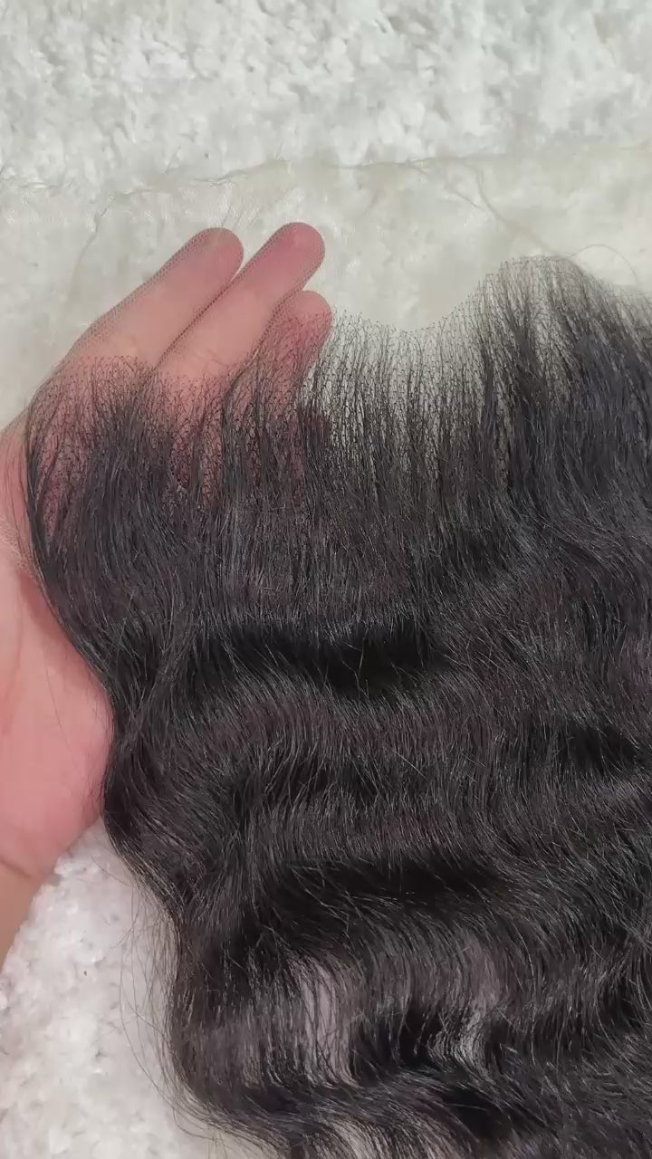 Raw Indian Curly Lace Frontal