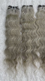 Indian Grey Hair Extensions