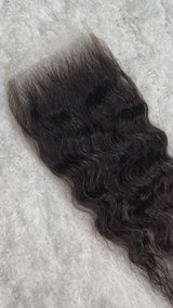 Raw Indian Curly Lace Closure