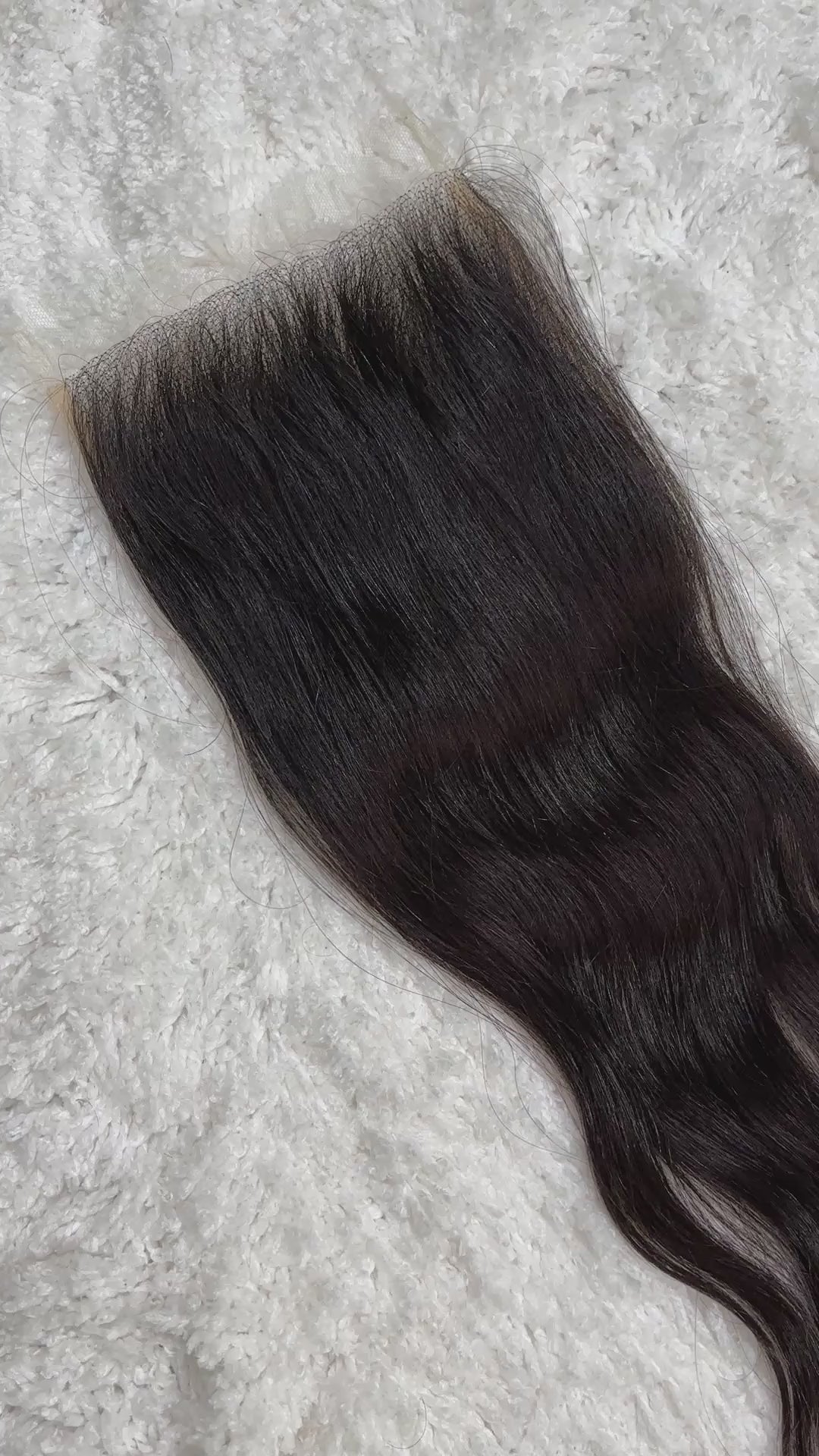 Raw Indian Straight Lace Closure