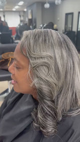Indian Grey Hair Extensions