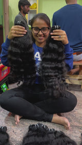 Raw Indian Curly Hair Extensions
